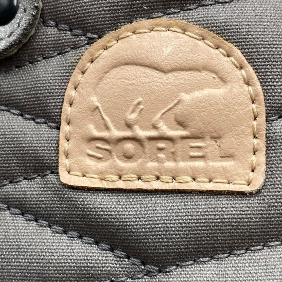 Sorel Tofino II Gray/Black Snow Boots Winter Big Girl's Size 4 - Picture 8 of 10